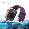 Silikonowa opaska Silicone Strap APS do Apple Watch 42 / 44 / 45 mm pasek bransoleta do zegarka - miętowa